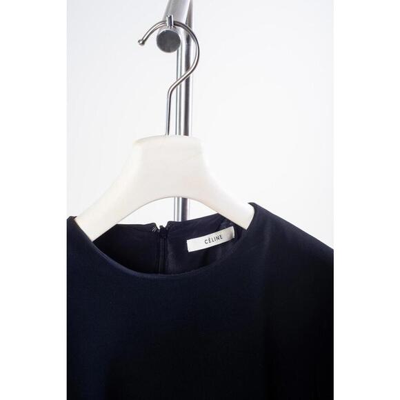 Celine Black Long Sleeve Mini Dress - Picture 3 of 4